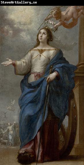 Bartolome Esteban Murillo Saint Catherine of Alexandria
